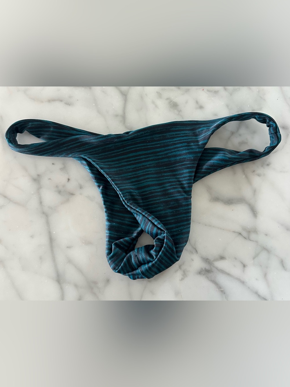 Mikoh bikini bottom black teal small